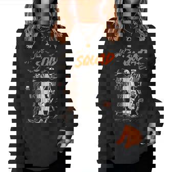 Halloween Night Shift Squad Nursing Skeleton Nurse Women Sweatshirt | Seseable UK