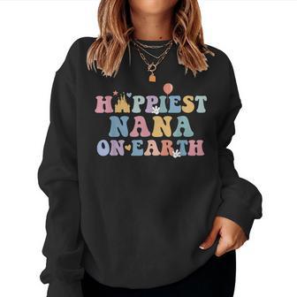 Happiest Nana On Earth Family Trip Women Sweatshirt - Thegiftio UK