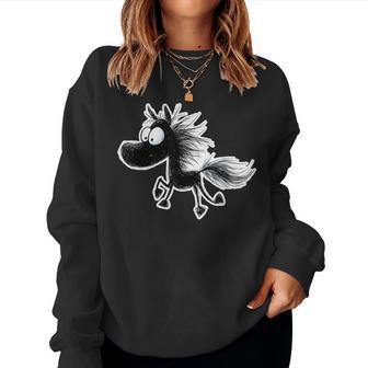 Happy Horse Sweatshirt Frauen - Geschenkecke