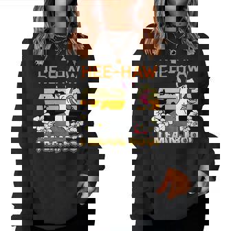 Heehaw I Mean Boo Donkey Halloween Women Sweatshirt - Monsterry