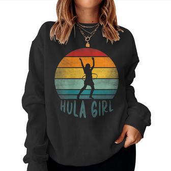 Hulahoop Hullern Hula Girl Hoola Hop Training Women's Hoopen Sweatshirt Frauen - Geschenkecke