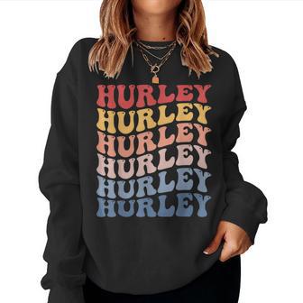 Hurley City Groovy Retro Women Sweatshirt - Thegiftio UK