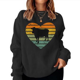 Ich Liebe Kühe Kühe Bauernhof Bauer Landwirt Milchkuh Beef Cow Fan Sweatshirt Frauen - Seseable