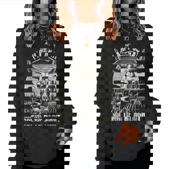 I'm Not Okay But It's Going To Be Alright Bull-Skull Cactus Women Sweatshirt | Mazezy