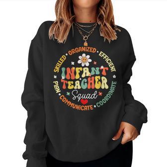 Infant Room Squad Teacher Matching Back To School Women Sweatshirt - Thegiftio UK