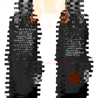 Isaiah 41 10 Christian Bible Verse Women Sweatshirt - Monsterry