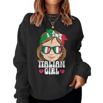 Italian Girl Italy Sweatshirt Frauen - Geschenkecke