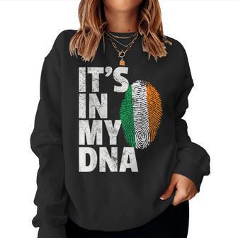 It's In My Dna Ireland Irish Flag T Women Women Sweatshirt - Thegiftio UK