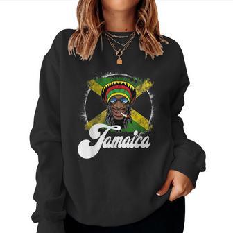 Jamaica Flag Intage Jamaica Jamaica For And Women Sweatshirt Frauen - Geschenkecke