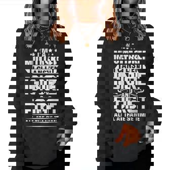 Je Suis Un Multitâche Que Je Peux Écouter Ignorer Et Oublier Sarcastic Sweat-shirt pour femme - Cadeauxyz