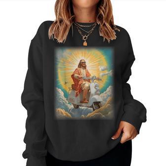 Jesusespa Driver Heaven Christian Hippie Biker Sweatshirt Frauen - Geschenkecke