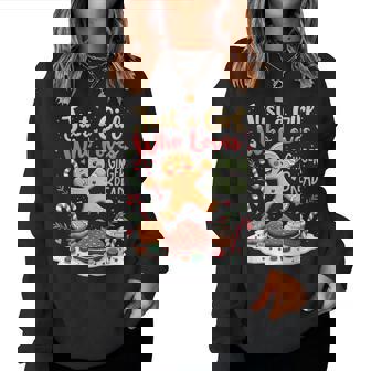Just A Girl Who Loves Gingerbread Women Sweatshirt | Mazezy