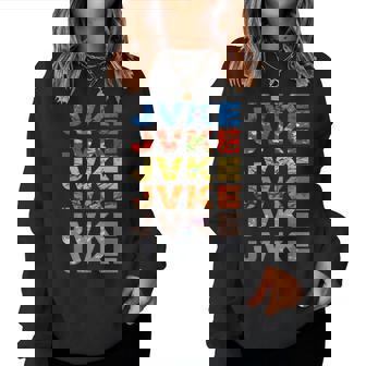 Jvke Colorful With Butterfly And Snake Vintage Retro Women Sweatshirt | Seseable CA