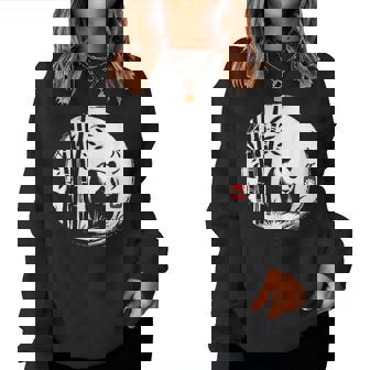 Kawaii Panda Ink Japanese Streetwear Novelty Panda Women Sweatshirt - Thegiftio