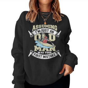 Kayak Rafting Adults Paddle Kajak Male Women Sweatshirt - Thegiftio UK