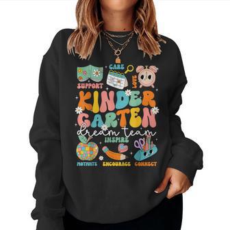 Kindergarten Dream Team Back To School Teacher Women Sweatshirt - Thegiftio UK