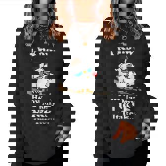 I Know How Many Licks It Takes – Lollipop Joke Owl Graphic Women Sweatshirt - Seseable