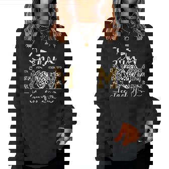 Leopard Senior Mom 2025 Class Of 2025 Graduate Women Sweatshirt | Seseable UK