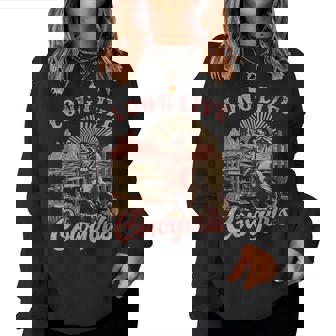 Long Live Country Cute Cowgirl Riding Horse Howdy Rodeo Women Sweatshirt - Thegiftio