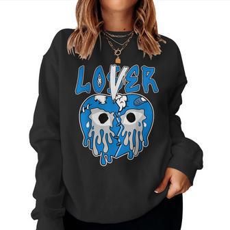 Loser Lover Drip Military Blue 4S Matching For Women Women Sweatshirt - Thegiftio UK