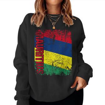 Mauritius Flag Children Sweatshirt Frauen - Geschenkecke