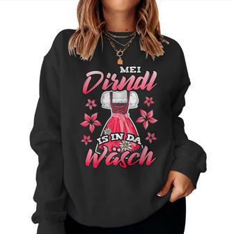 Mein Dirndl Ist In Der Wäsche Women's Sweatshirt Frauen - Geschenkecke