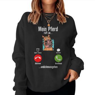 Mein Pferd My Horse S Sweatshirt Frauen - Geschenkecke