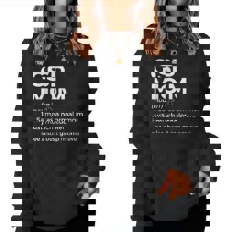 Mejor Gsp Mom Ever Definition Alemán De Pelo Corto Puntero Sudadera Mujer - Regaloses