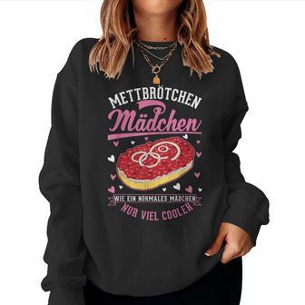 Mettbuns Girls' Hackepeter Mett Bun S Sweatshirt Frauen - Geschenkecke