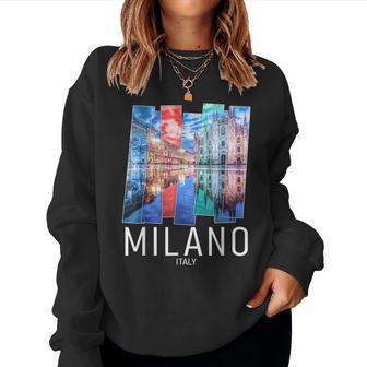 Milano For Milano Italy Souvenirs Women Sweatshirt - Thegiftio UK