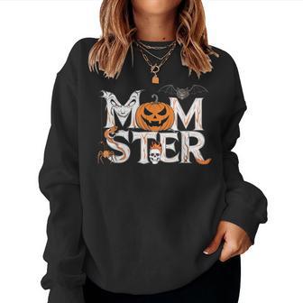 Momster Halloween Spooky Mom Women Sweatshirt - Thegiftio UK