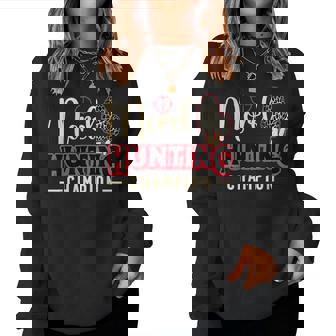 Morel Hunting Champion Loves Mushrooming Mushroom Hunting Women Sweatshirt - Monsterry