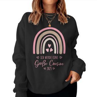 Nachwuchserkunden Große Cousin 2025 Rainbow Children's Sweatshirt Frauen - Geschenkecke