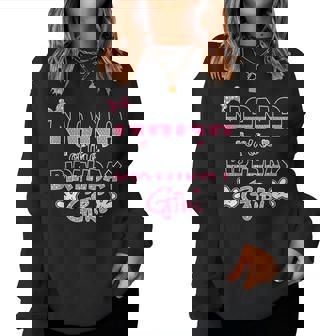 Nana Of The Birthday Girl Mouse Family Matching Women Sweatshirt - Thegiftio UK