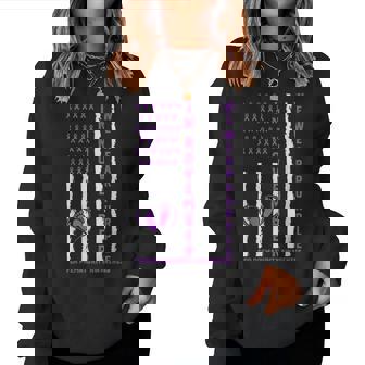 In November We Wear Purple Prematurity Awareness Preemie Mom Women Sweatshirt - Monsterry