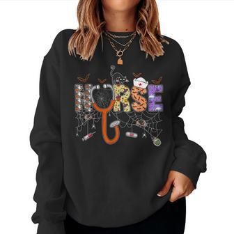 Nurse Halloween Costume Nursing Costume Scrub Top Men Women Sweatshirt - Thegiftio UK
