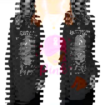 In October We Wear Pink Black Melanin Girls Women Sweatshirt - Thegiftio UK