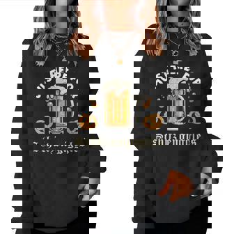 Oktoberfest Group Bachelor Party Here For Schitzengiggles Women Sweatshirt | Seseable UK