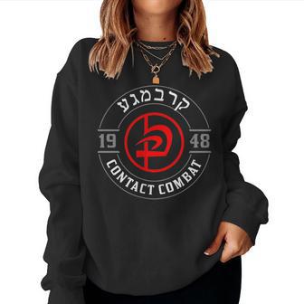 Old School Krav Maga Hebrew Symbol Logo For And Women Sweatshirt Frauen - Geschenkecke