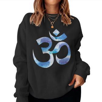 Om Ohm Aum Symbol Spiritual Yoga Mandala Namaste Sweatshirt Frauen - Geschenkecke