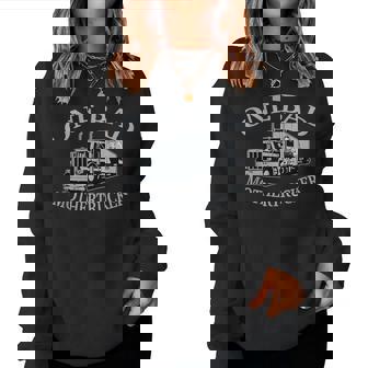 One Bad Mother Trucker Freight Otr Ltl Long Haul Drivers Women Sweatshirt - Monsterry