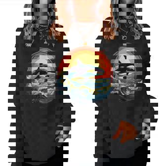 Orca Killer Whale Boys Girls Orca Graphic Women Sweatshirt - Thegiftio