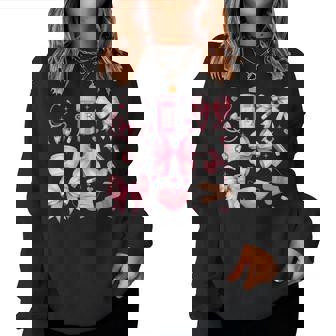 Pink Bow Cute Coquette Girly Registered Nurse Aesthetic Rn Women Sweatshirt - Monsterry