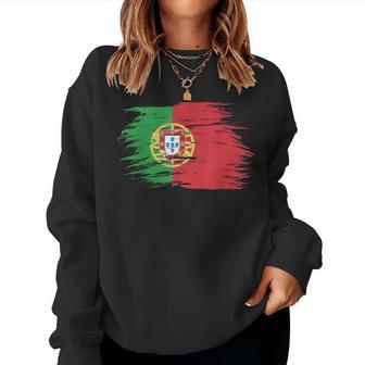 Portugal Flag Portugal Man Girl Woman Flag Sweatshirt Frauen - Geschenkecke