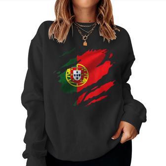 Portugal Portuguese Clothing Portugal Women's Sweatshirt Frauen - Seseable