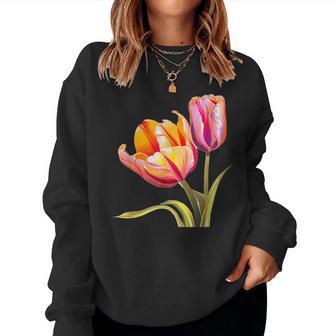Pretty Tulip Flowers Costume For Boys And Girls Women Sweatshirt - Thegiftio UK