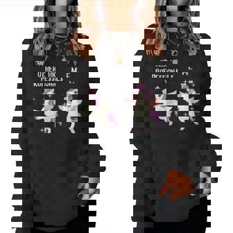 Other Professionals Me Unicorn Hr Worker Costume Women Sweatshirt - Monsterry