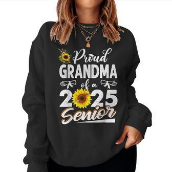 Proud Grandma Of A Class Of 2025 Senior Graduation 25 Women Sweatshirt - Thegiftio UK