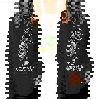 Proud Jamaican Girl Heritage Jamaica Woman Flag Jamaica Girl Women Sweatshirt - Thegiftio UK