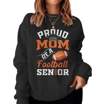 Proud Mom Of A Football Senior Class Of 2025 Graduation Women Sweatshirt - Thegiftio UK